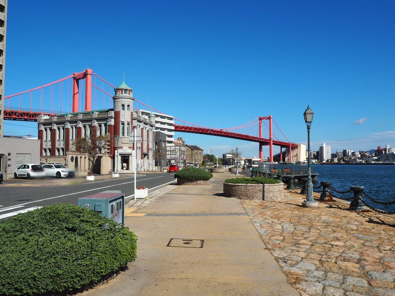 若松南海岸通りの風景