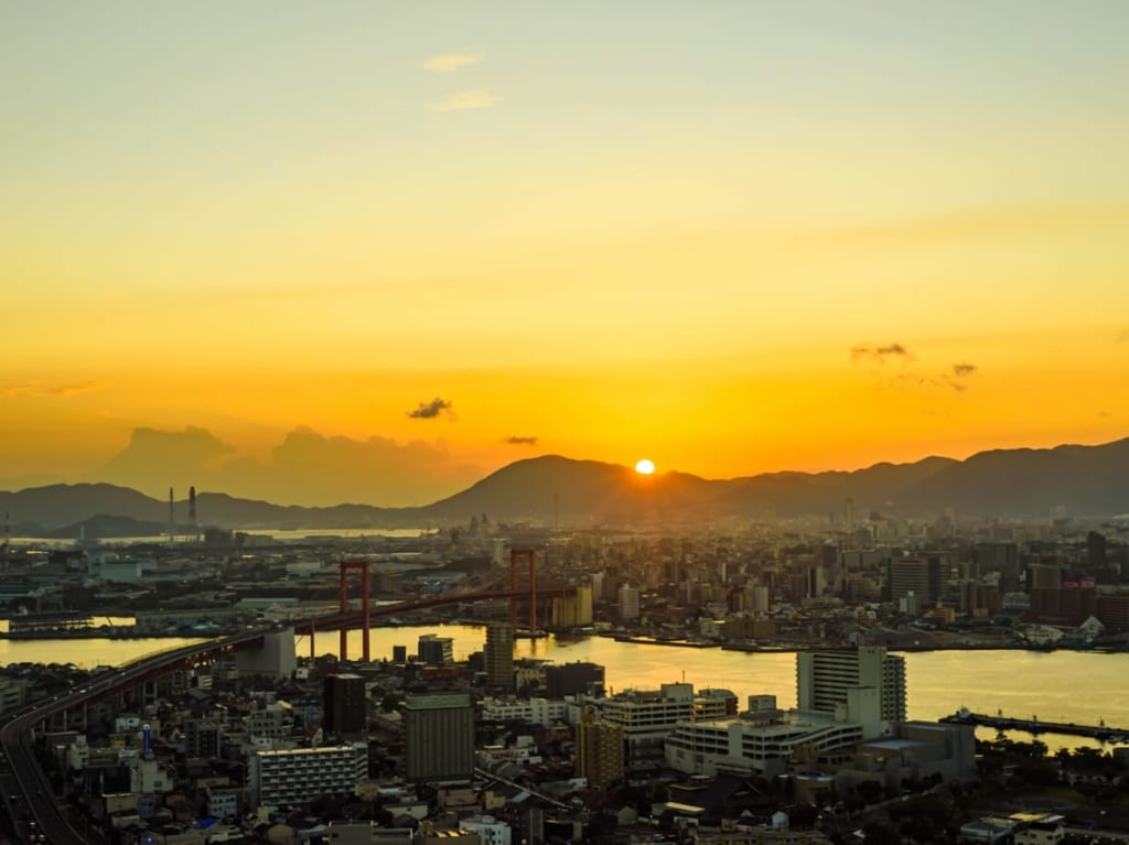 高塔山初日の出