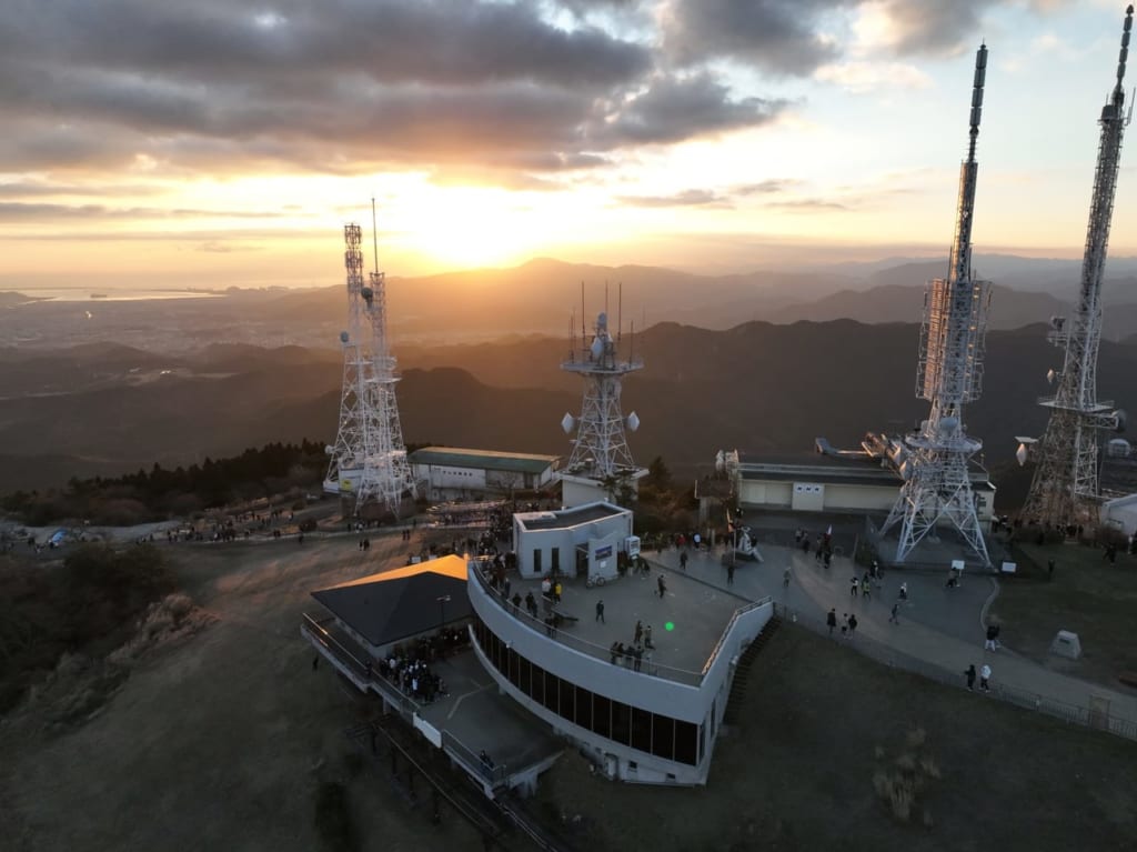 皿倉山初日の出