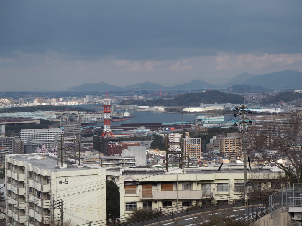 皿倉山景色