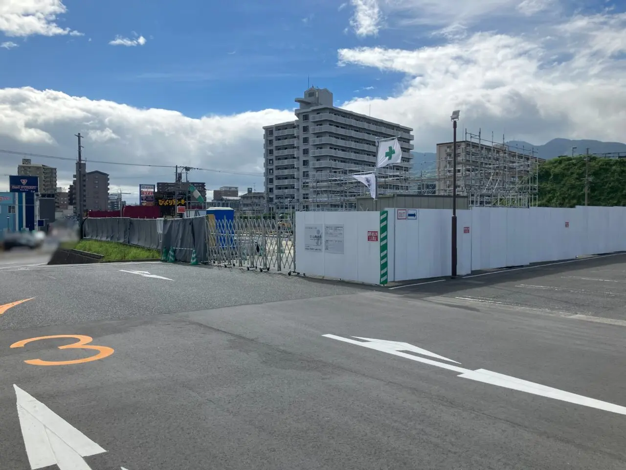 2025年に八幡西区の桜ヶ丘町4丁目の工事現場