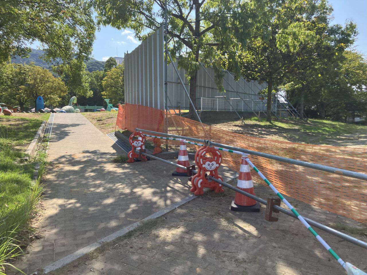 2025年に八幡東区の「桃園公園」、わんぱく広場整備工事