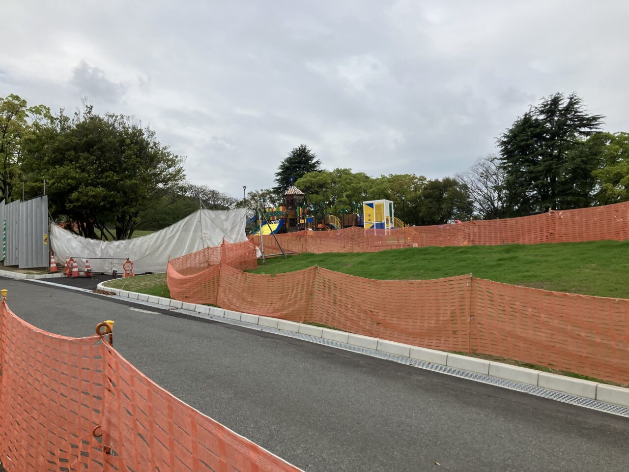 2026年に八幡東区の桃園公園工事