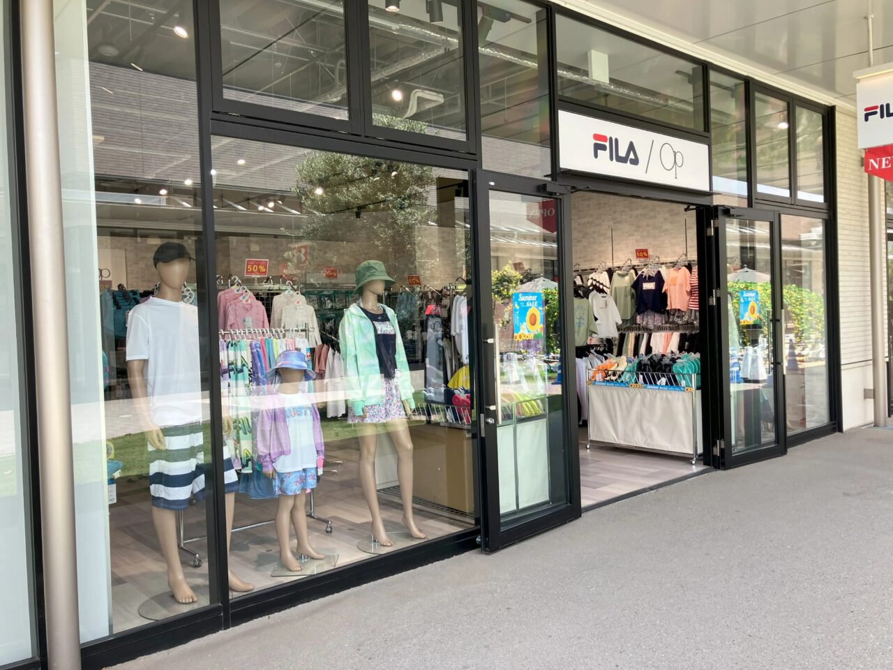 2026年に八幡東区のジ アウトレット 北九州に、「FILA/OP(フィラ/オーシャンパシフィック)」がオープン